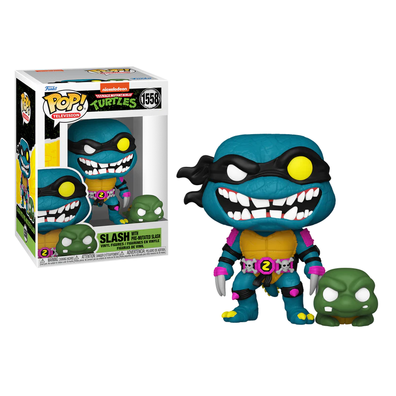 TORTUES NINJAS - POP & Buddy NÂ° 1558 - Slash & Pre-mutated SlashFIGFUN78048_1.png889698780483