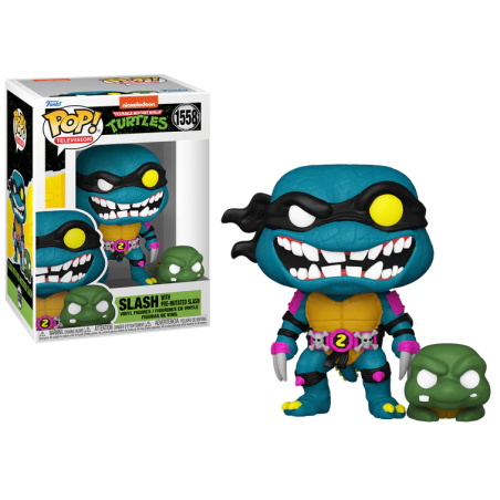 TORTUES NINJAS - POP & Buddy NÂ° 1558 - Slash & Pre-mutated SlashFIGFUN78048_1.png889698780483