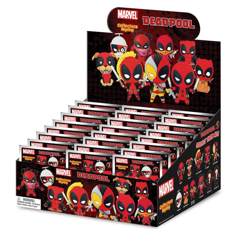 MARVEL - Deadpool Serie 3 - 3D Foam Bag Clip (Display 24 Pcs)FIGMONO68595_1.jpg77764685958