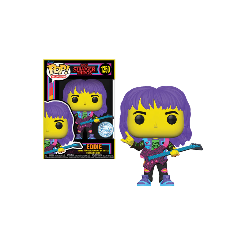 STRANGER THINGS S4 - POP TV NÂ° 1250 - Eddie avec Guitare (BLKLT)FIGFUN81548_1.png889698815482