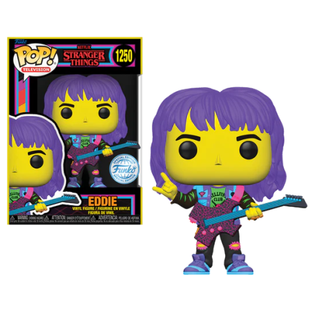 STRANGER THINGS S4 - POP TV NÂ° 1250 - Eddie avec Guitare (BLKLT)FIGFUN81548_1.png889698815482