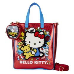 HELLO KITTY -50ëme Anniv. -Tote Bag Métallique avec Coin Bag LoungeflyFIGSANTB1712_1.png671803490871