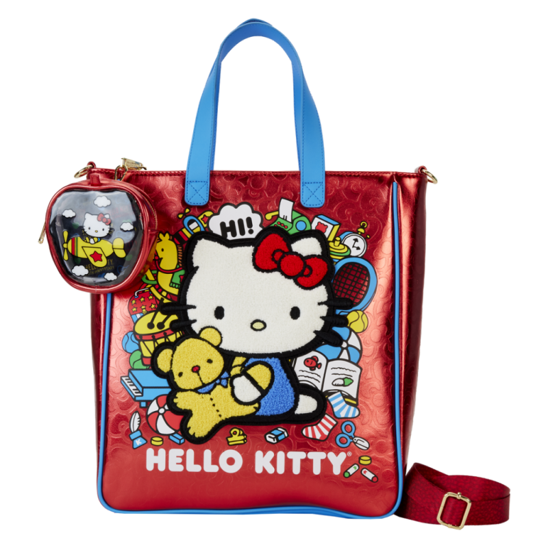 HELLO KITTY -50ëme Anniv. -Tote Bag Métallique avec Coin Bag LoungeflyFIGSANTB1712_1.png671803490871