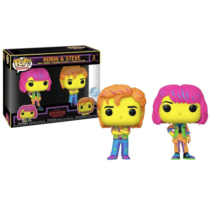 STRANGER THINGS - POP TV - 2 Pack Robin & Steve (BLKLT)FIGFUN76782_1.jpg889698767828