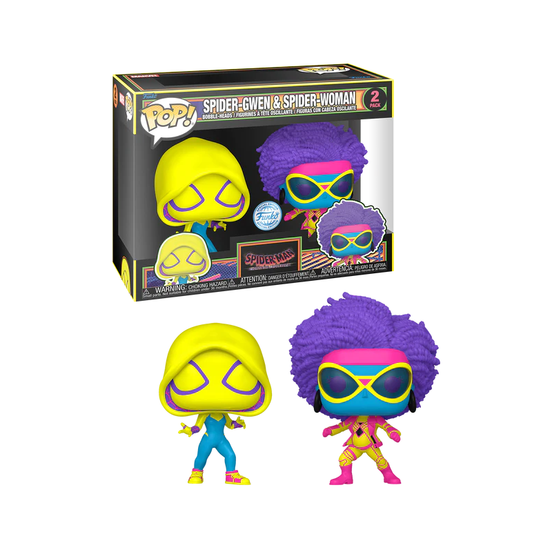 SPIDER-MAN ATSV - POP 2 Pack - Spider-Gwen & Spider-Woman (BLKLT)FIGFUN73937_1.png889698739375