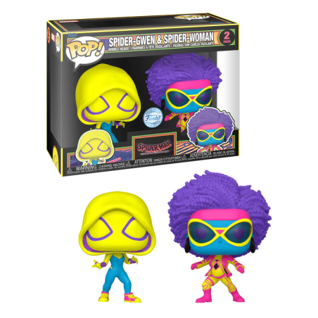 SPIDER-MAN ATSV - POP 2 Pack - Spider-Gwen & Spider-Woman (BLKLT)FIGFUN73937_1.png889698739375