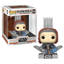 THE MANDALORIAN - POP Deluxe NÂ° 669 - Bo Katan avec ThroneFIGFUN76545_1.png889698765459