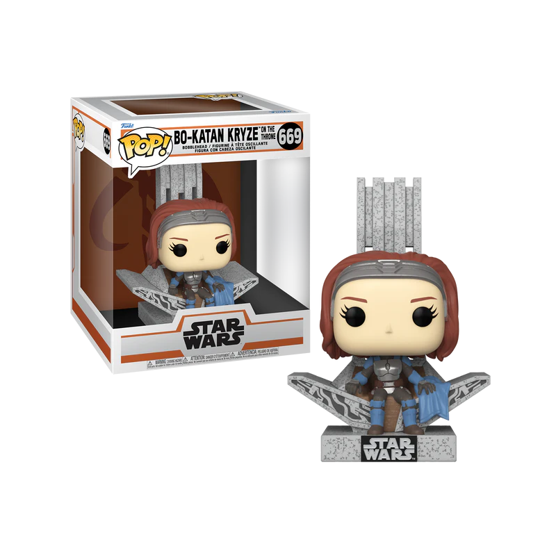 THE MANDALORIAN - POP Deluxe NÂ° 669 - Bo Katan avec ThroneFIGFUN76545_1.png889698765459