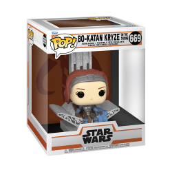 THE MANDALORIAN - POP Deluxe NÂ° 669 - Bo Katan avec ThroneFIGFUN76545_2.png889698765459