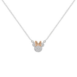 MINNIE - Set Maman & Fille - 2 Colliers Shiny en Laiton Plaqué ArgentFIGSF00486TZWLPH_3.jpg887746821607