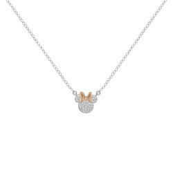 MINNIE - Set Maman & Fille - 2 Colliers Shiny en Laiton Plaqué ArgentFIGSF00486TZWLPH_4.jpg887746821607