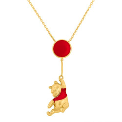 WINNIE L'OURSON - Ballon - Collier en Laiton PlaquéFIGCF01179YL-Q_2.jpg887746819574
