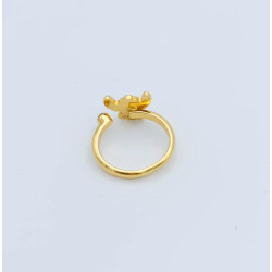 STITCH - Bague Ajustable - Laiton PlaquéFIGRF00393YRWLPH_4.jpg887746815774