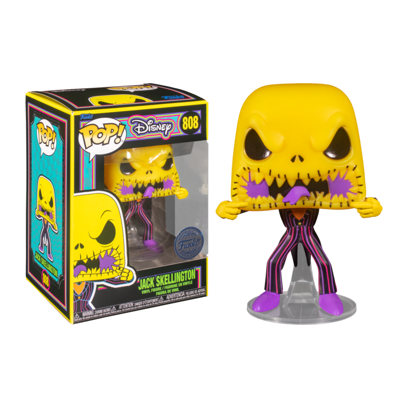 NIGHTMARE BEFORE CHRISTMAS - POP NÂ° 808 - Scary Face Jack BLKLTFIG66317_1.png889698663175