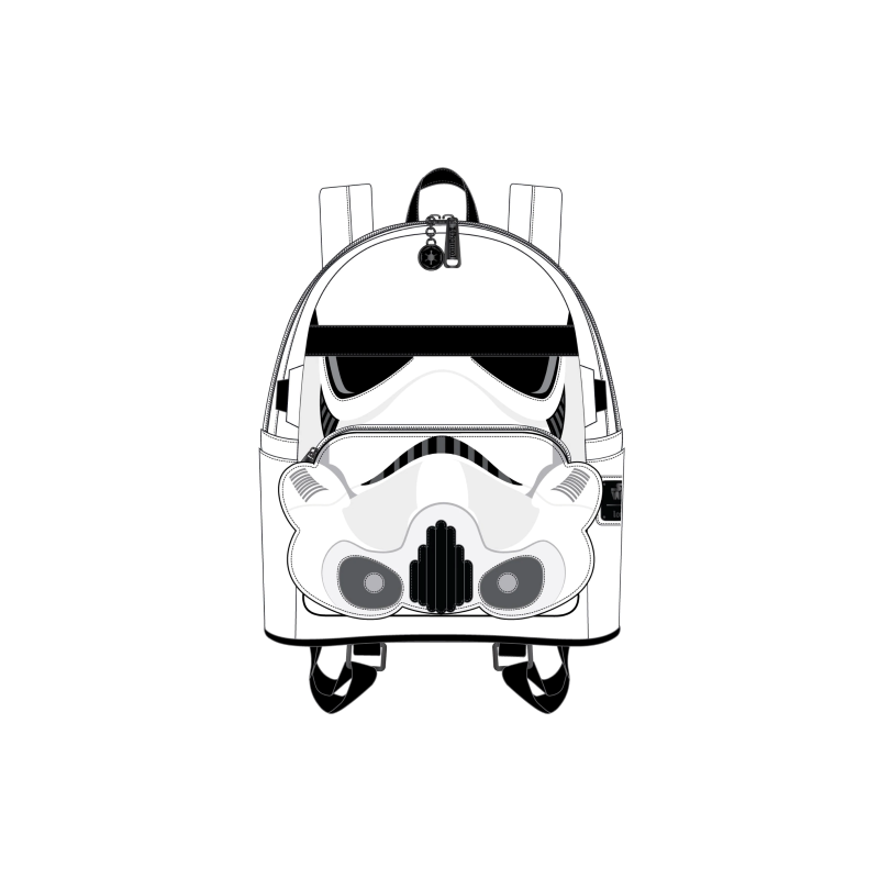 STAR WARS - Stormtrooper - Sac à  dos LoungeFly '23x27x11cm'FIGSTBK0285_1.png671803405936