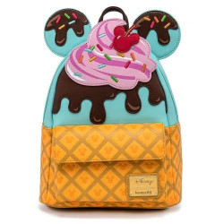 DISNEY - Mickey & Minnie Ice Cream - Sac à  dos LoungeFly '23x25x10'FIGWDBK1476_1.jpg671803360693