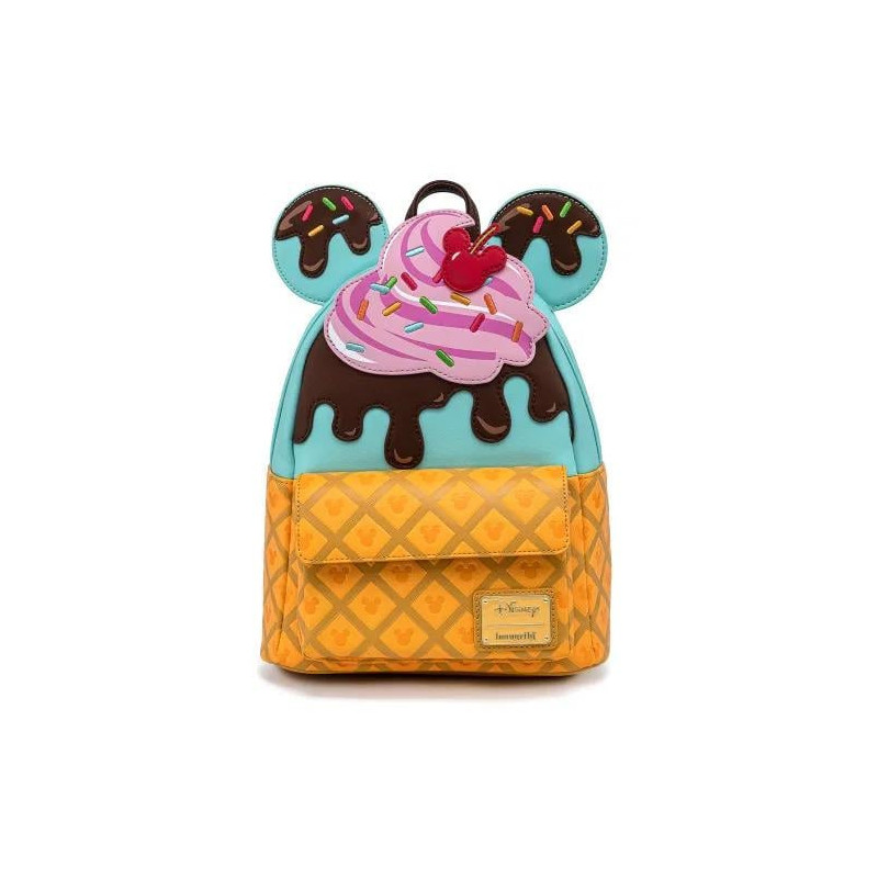 DISNEY - Mickey & Minnie Ice Cream - Sac à  dos LoungeFly '23x25x10'FIGWDBK1476_1.jpg671803360693