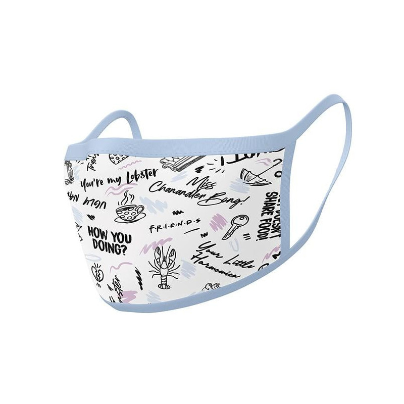 FRIENDS - Phrases - Set de 2 masques visageFIGGP85574_2.jpg5050293855745