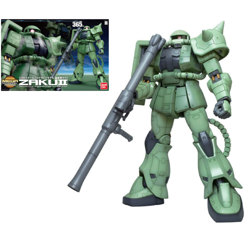 GUNDAM - Model Kit - Megasize - Zaku II Verde - 1/48FIGBANC15771_1.png4573102606808