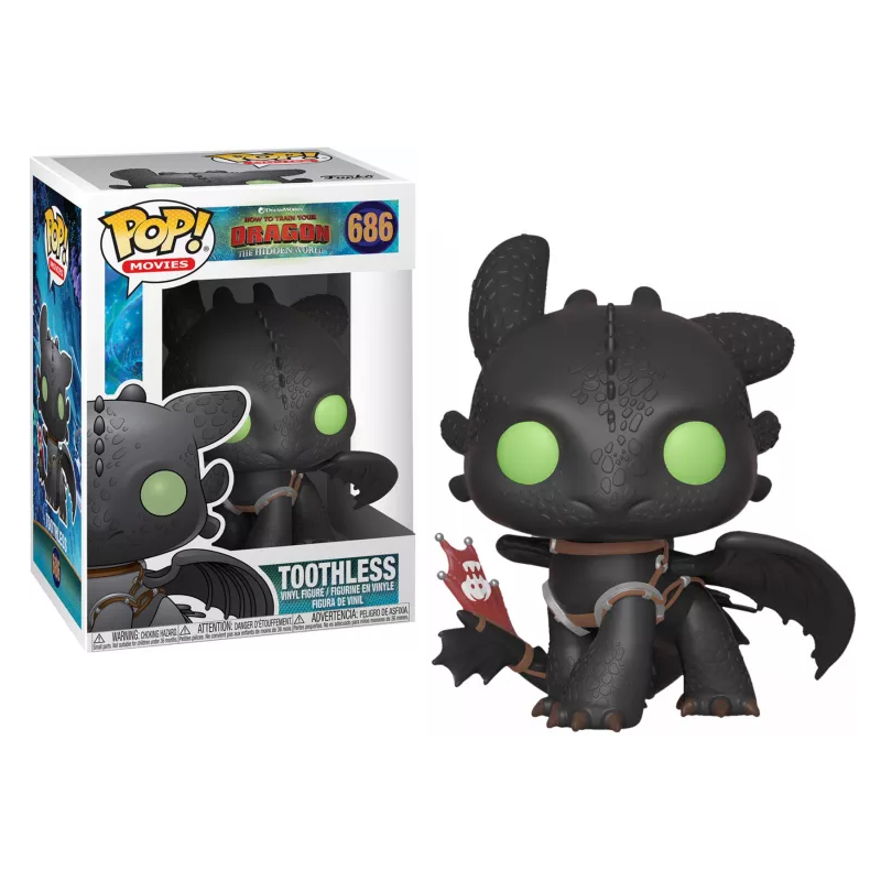 DRAGONS 3 - POP NÂ° 686 - ToothlessFIGFUN36355_1.png889698363556