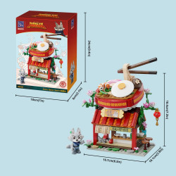 Diorama pantasy kung fu panda zhen’s noodle restaurant 18cmPTY86506B.jpg6973817322006