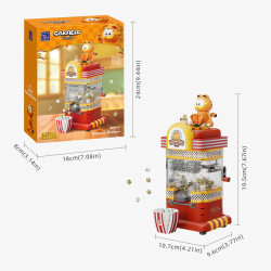 Diorama pantasy garfield fantastic machines series popcorn machine 20cmPTY86810B.jpg6973817322259