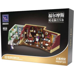Diorama pantasy sherlock holmes 221b baker.st 35cm x 10cmPTY86218B.jpg6973817320156