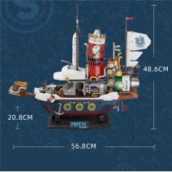 Diorama pantasy popeye adventure ship 49cmPTY86402B.jpg6973817321160
