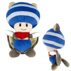 SUPER MARIO - Flying Squirrel Blue Toad - Peluche 21cmFIGPELNINSMFLYSQUBLU_4.jpg3760421780017