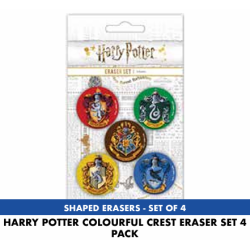 HARRY POTTER - Colourful Crest - Eraser SetFIGSR73105_1.png5051265731050