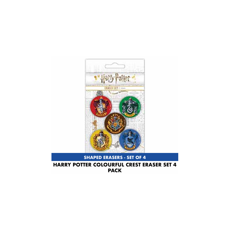 HARRY POTTER - Colourful Crest - Eraser SetFIGSR73105_1.png5051265731050