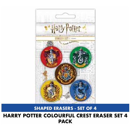 HARRY POTTER - Colourful Crest - Eraser SetFIGSR73105_1.png5051265731050