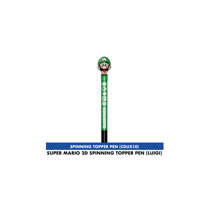 SUPER MARIO - Luigi - 2D Spinning Topper PenFIGSR2403191_1.png5063457032333