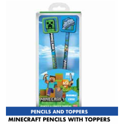 MINECRAFT - Pencil & Topper 2PKFIGSR74679_1.png5407009691263