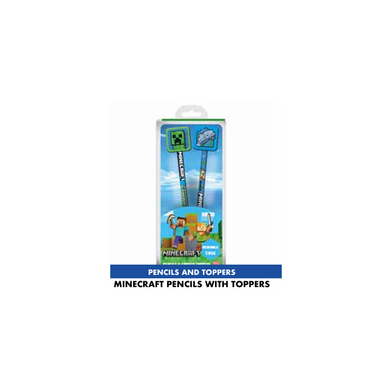 MINECRAFT - Pencil & Topper 2PKFIGSR74679_1.png5407009691263
