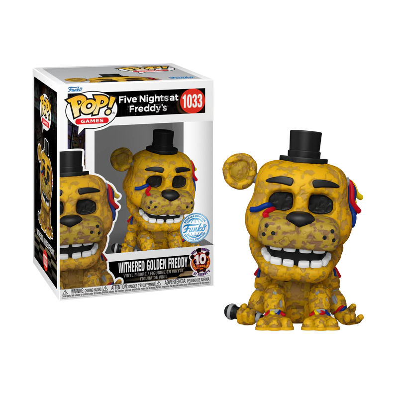 FIVE NIGHTS AT FREDDY'S - POP Gaming NÂ° 1033 - Withered Golden FreedyFIGFUN83091_1.png889698830911
