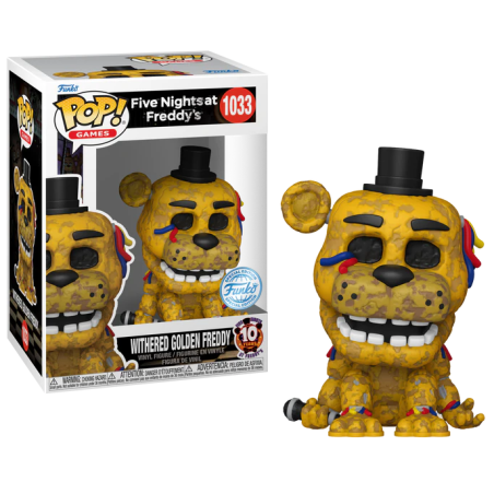 FIVE NIGHTS AT FREDDY'S - POP Gaming NÂ° 1033 - Withered Golden FreedyFIGFUN83091_1.png889698830911