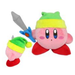 KIRBY - Kirby avec épée - Peluche 12cmFIGPELNINKBKBYSW12_1.png3760259935016