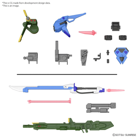 GUNDAM - Option Parts Set Gunpla 2 (Launcher/Sword Striker) -Model KitFIGMK66693_2.png4573102666932
