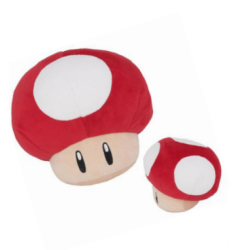 SUPER MARIO - Super Champignon - Peluche 16cmFIGPELNINSMSCP16_1.png3760259935399