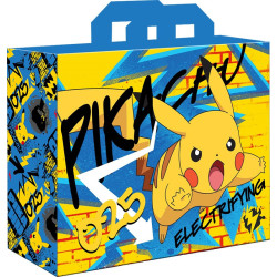 Sac tissu / cabas tote bag danneels pokemon pp 45x40x20cm 25pcs pikachuSPP70013.jpg3700891700139