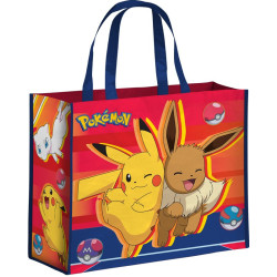 Sac tissu / cabas tote bag danneels pokemon pp 45x40x20cm 25pcs pikachu et evoliSPP71391.jpg3700891713917