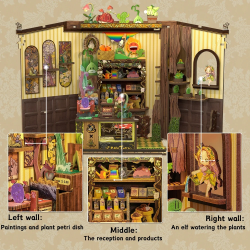 MINIATURE HOUSE -DIY-Magasin de Plantes Féériques -146pc+Eclairage LEDMODCWGA203_4.png3700913037069