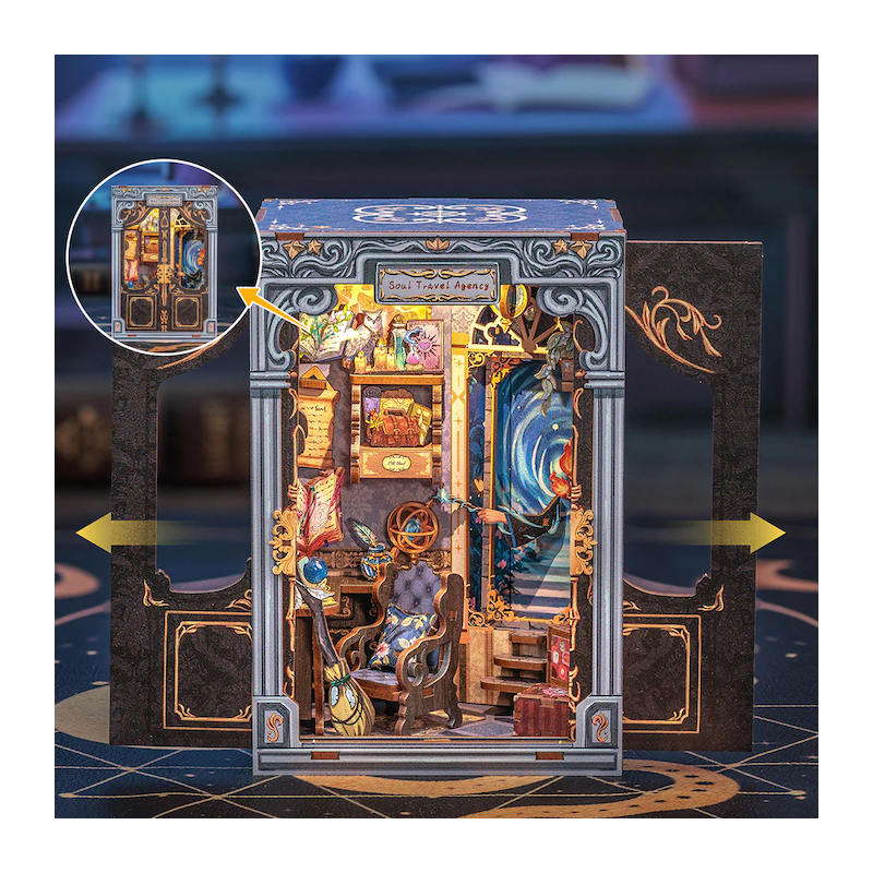 MINIATURE HOUSE - DIY -Agence de Voyages de l'à‚me -97pc +Eclairage LEDMODCWGA201_1.png3700913037045