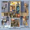 MINIATURE HOUSE - DIY -Agence de Voyages de l'à‚me -97pc +Eclairage LEDMODCWGA201_5.png3700913037045