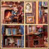 BOOK NOOK KIT - DIY - Le Cabinet du Comte Cat - 108pc + Eclairage LEDMODCSD03_4.png3700913037021