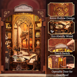 BOOK NOOK KIT - DIY - Librairie des Mémoires - 127pc + Eclairage LEDMODCSD01_3.png3700913037007