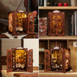 BOOK NOOK KIT - DIY - Librairie des Mémoires - 127pc + Eclairage LEDMODCSD01_5.png3700913037007