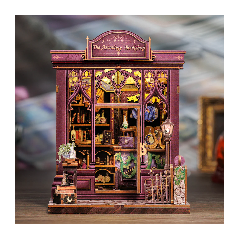 MINIATURE HOUSE - DIY - Librairie Astrologie - 155pc + Eclairage LEDMODCWGC202_1.png3700913037090