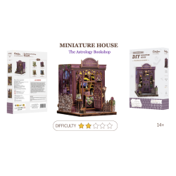 MINIATURE HOUSE - DIY - Librairie Astrologie - 155pc + Eclairage LEDMODCWGC202_2.png3700913037090